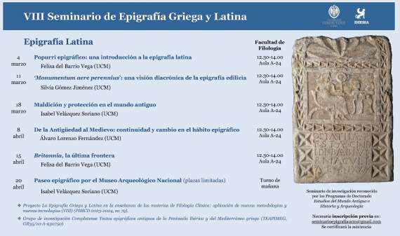 VIII Seminario de Epigrafía Griega y Latina